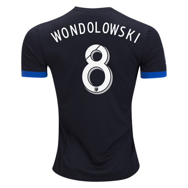2017-18 San Jose Earthquakes Wondolowski 8 Home Soccer Jersey